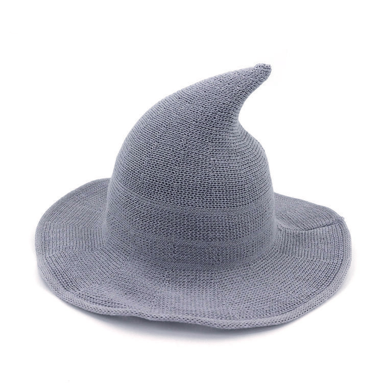🔥👻Multicolor foldable knitted wizard hat, Halloween personalized wizard hat