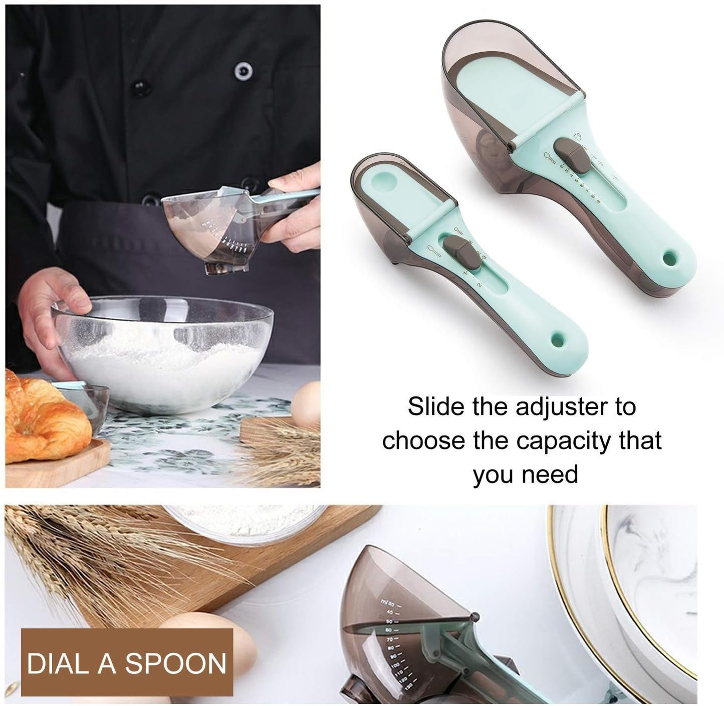 ✨Adjustable Measuring Cups and Spoons Sets