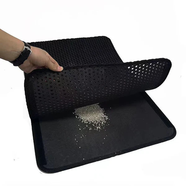 XL Durable Double Layer Scratching Cat Litter Mat