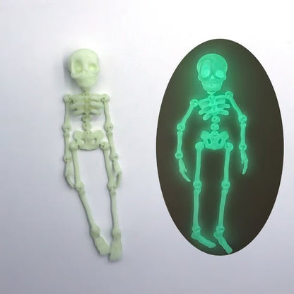 🎃Halloween Hot Sale ✨3D Printed Vintage Skeleton Magnetic Figurine 🎃