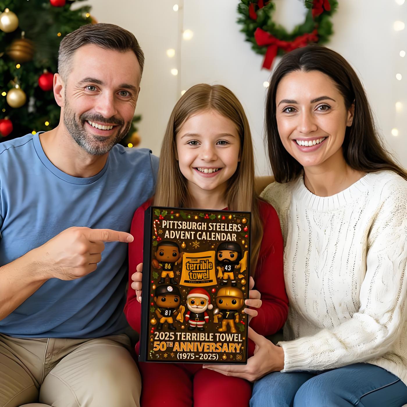 🎄 Pittsburgh Steelers Advent Calendar 2025 – Terrible Towel 50th Anniversary Edition 🎄