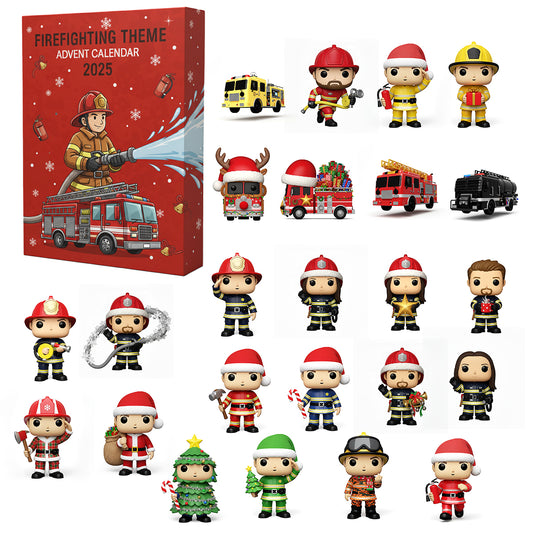 🎅🚒 Firefighter Christmas Countdown Calendar 🚒🎅