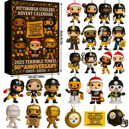 🎄 Pittsburgh Steelers Advent Calendar 2025 – Terrible Towel 50th Anniversary Edition 🎄