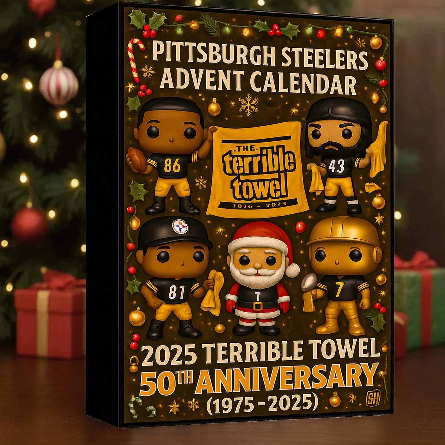 🎄 Pittsburgh Steelers Advent Calendar 2025 – Terrible Towel 50th Anniversary Edition 🎄