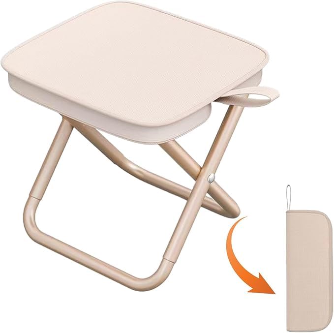 Shoulder Stool – Lightweight, waterproof, foldable travel stool with built-in carrying bag