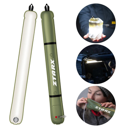 Outdoor Solar Foldable Inflatable Camping Lantern-LED Light Tube