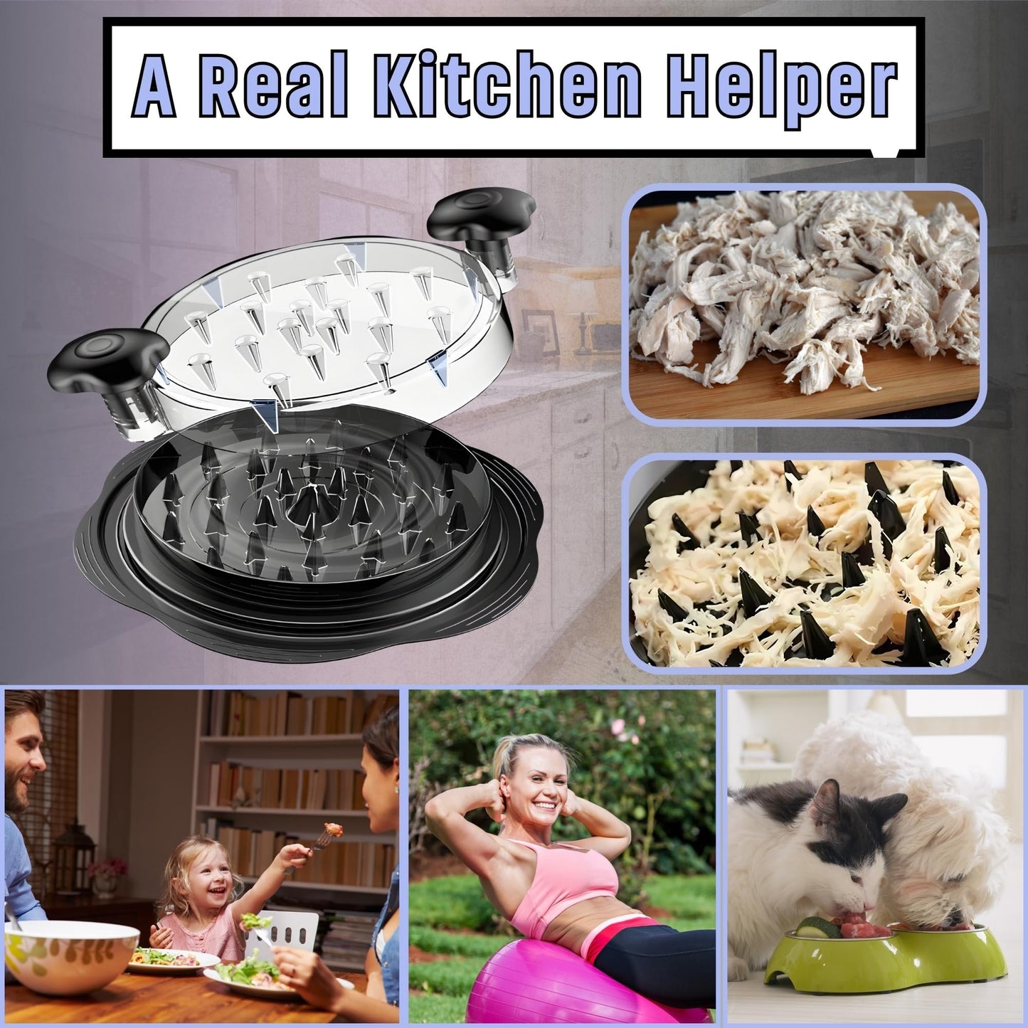 ✨Last Day 49% OFF🐔Chicken Shredder Large Chicken Breast Shredder Tool
