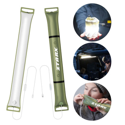 Outdoor Solar Foldable Inflatable Camping Lantern-LED Light Tube