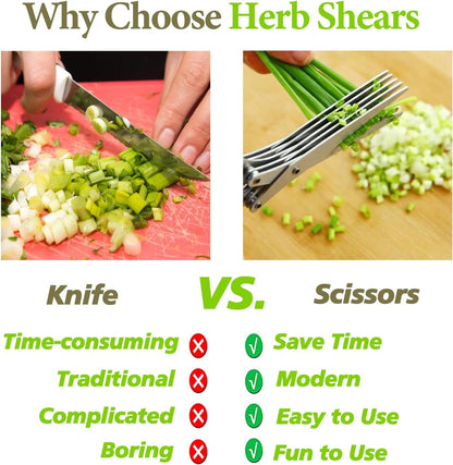 The 5-Blade Precision Herb Cutter