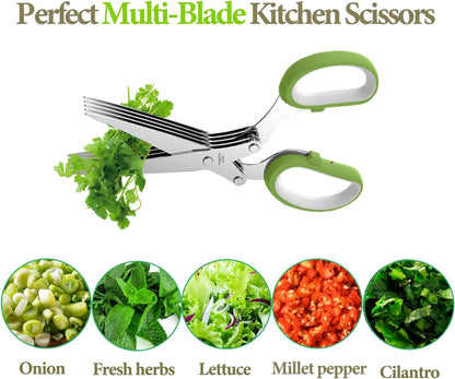 The 5-Blade Precision Herb Cutter