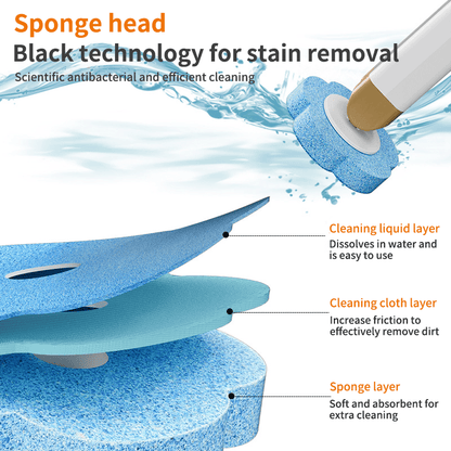 ✨Wall-Mounted Innovative Toilet Brush Set -Biodegradable Brush Head🚽