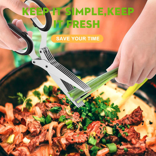 The 5-Blade Precision Herb Cutter