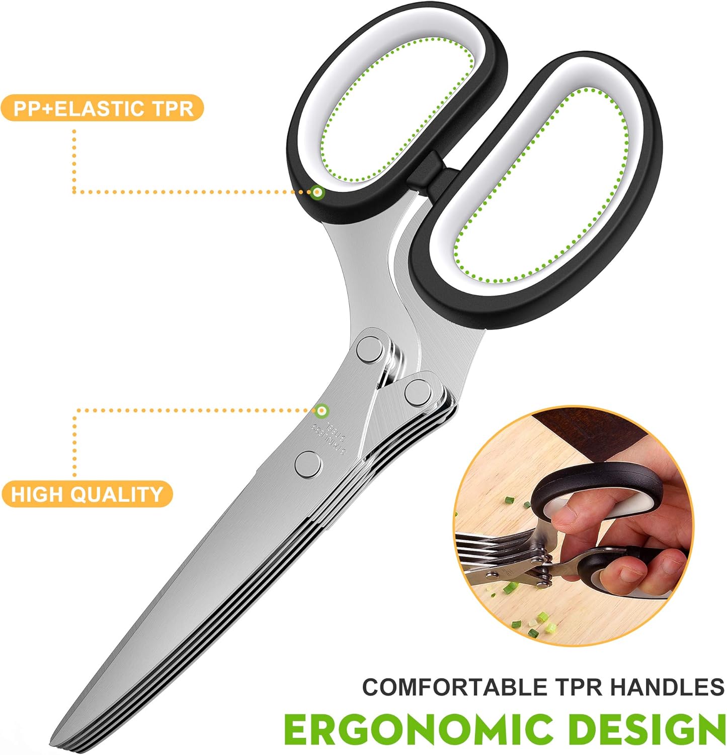 The 5-Blade Precision Herb Cutter
