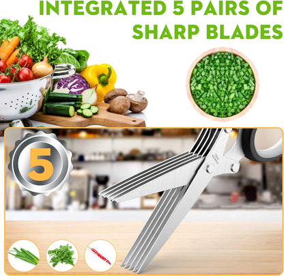 The 5-Blade Precision Herb Cutter