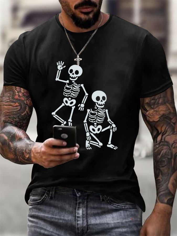 Men's Halloween FDT Printed T-shirt