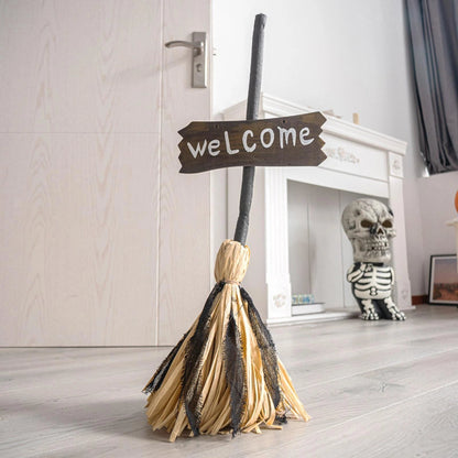 🔥🔥Floating Witch Sound Dancing Broom-Halloween