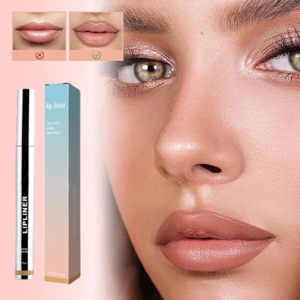 Peel-Off Lip Liner Stain - All Day & Night Lipliner with Hyaluronic Acid & Vitamin E - Long Lasting Formula