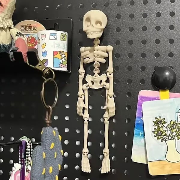 🎃Halloween Hot Sale ✨3D Printed Vintage Skeleton Magnetic Figurine 🎃