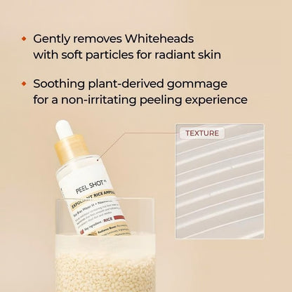 🔥Peel Shot Glow Rice Ampoule Duo