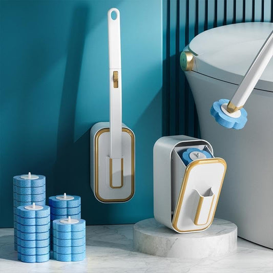✨Wall-Mounted Innovative Toilet Brush Set -Biodegradable Brush Head🚽