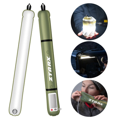 Outdoor Solar Foldable Inflatable Camping Lantern-LED Light Tube