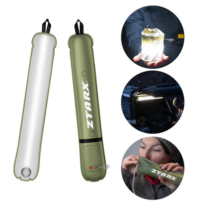 Outdoor Solar Foldable Inflatable Camping Lantern-LED Light Tube